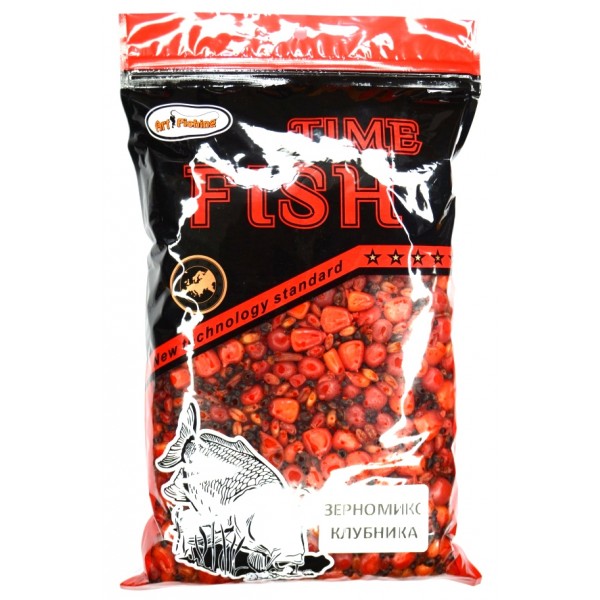 Зерномикс для рыбалки, Art Fishing, 500г, вкус Клубника